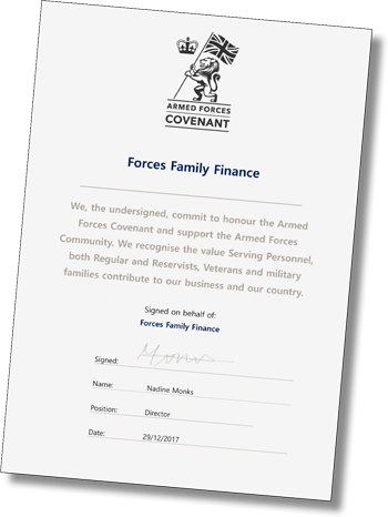 Armed Forces Covenant Certificate